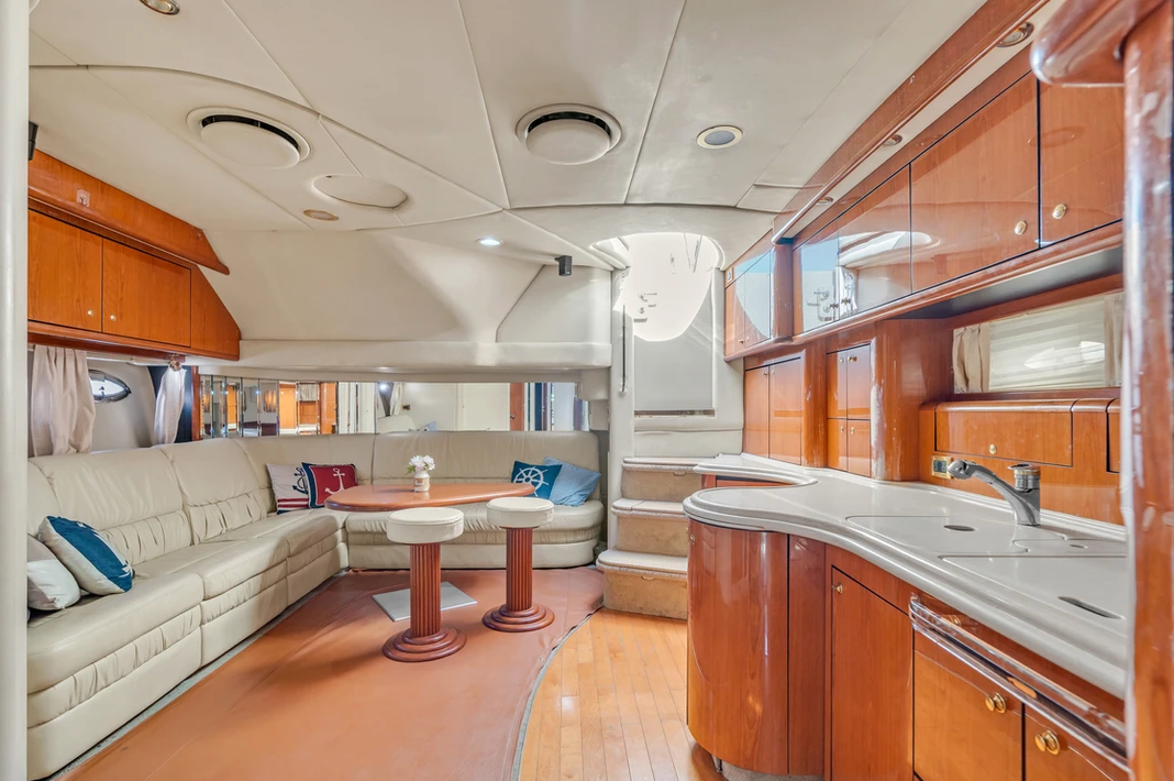 The Ay 60ft yacht rental in Miami on Biscayne Bay