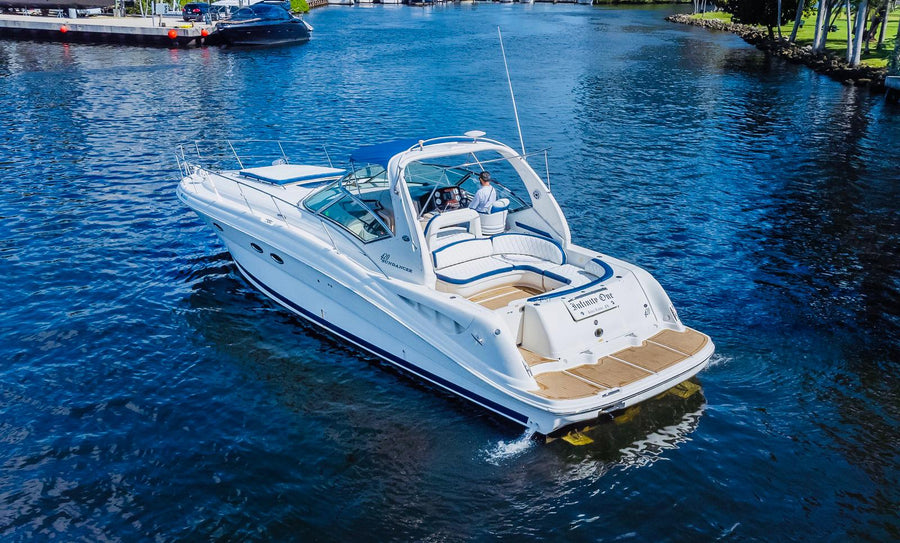 The Aqua II 50ft yacht rental in Miami on Biscayne Bay