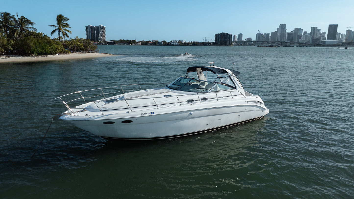 The Gem 45ft yacht rental in Miami on Biscayne Bay