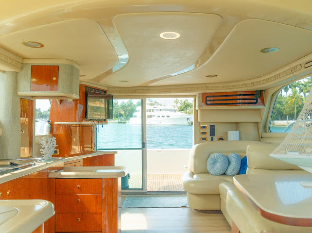 The Navigator 55ft yacht rental in Miami on Biscayne Bay