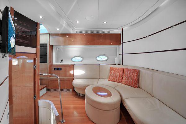 The Sky 70ft Biscayne Bay yacht charter with Miami Beach views