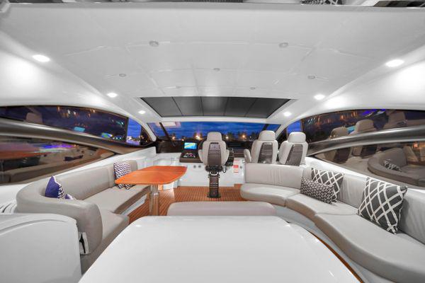 The Sky 70ft Miami yacht charter for sandbar and sunset cruises