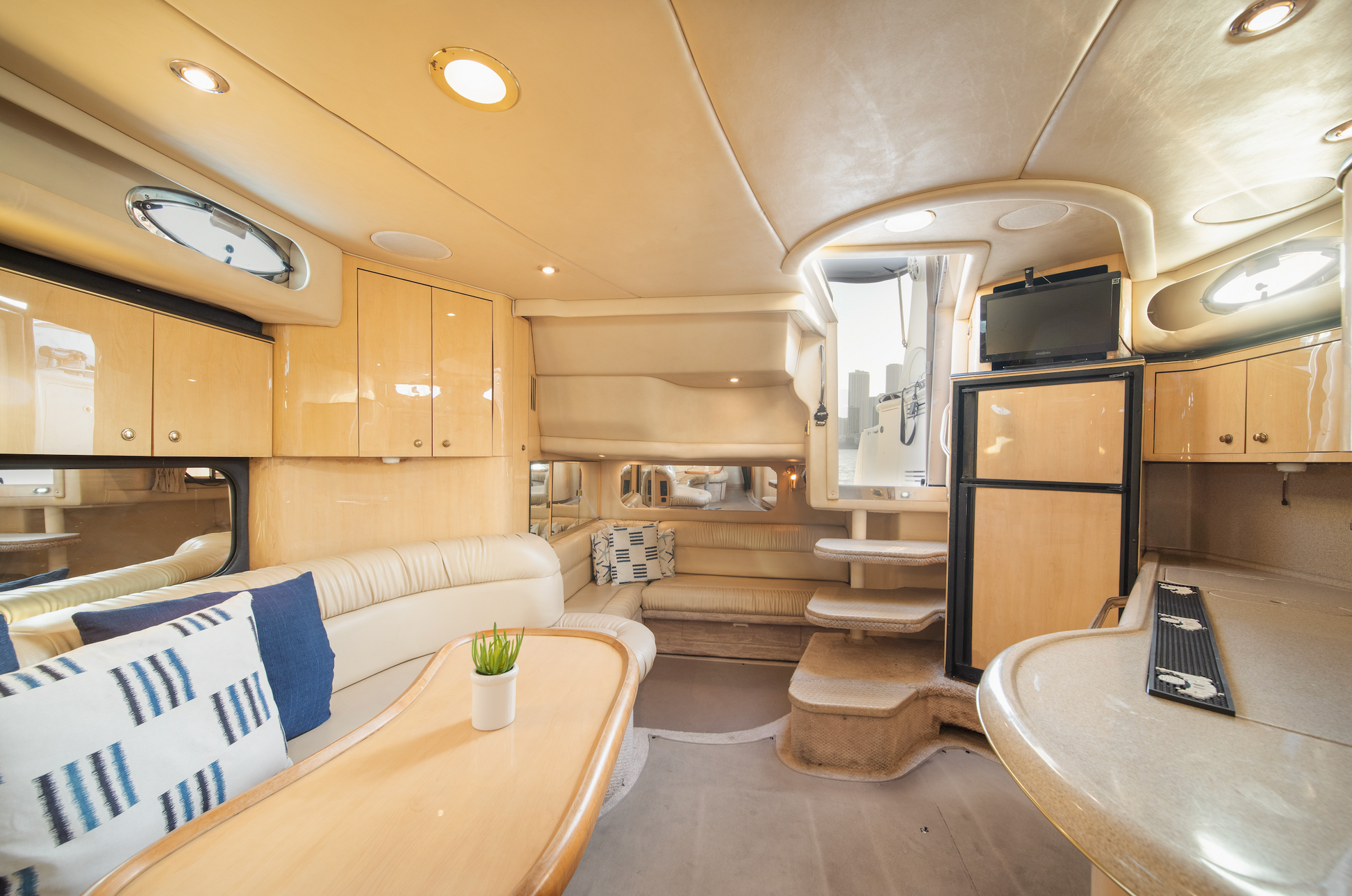 The Gem 45ft boat charter near Miami for birthdays and celebrations