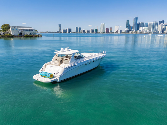 The Ay 60ft private yacht charter Miami for group events